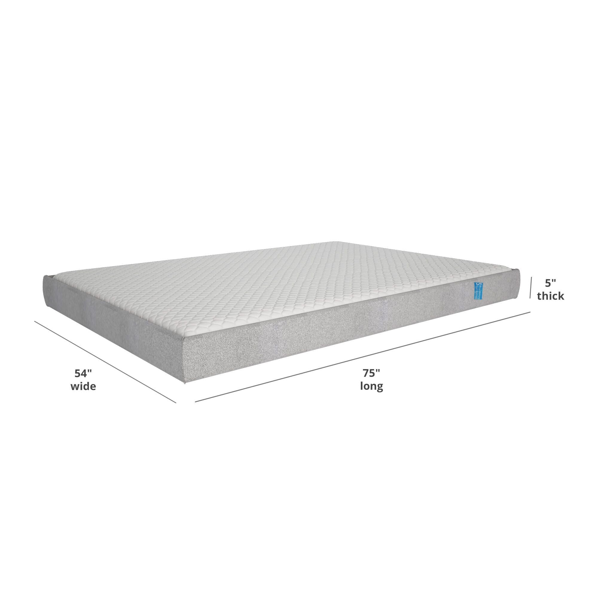 5-Inch Premium Memory Foam Trundle Mattress – Maxtrix Kids