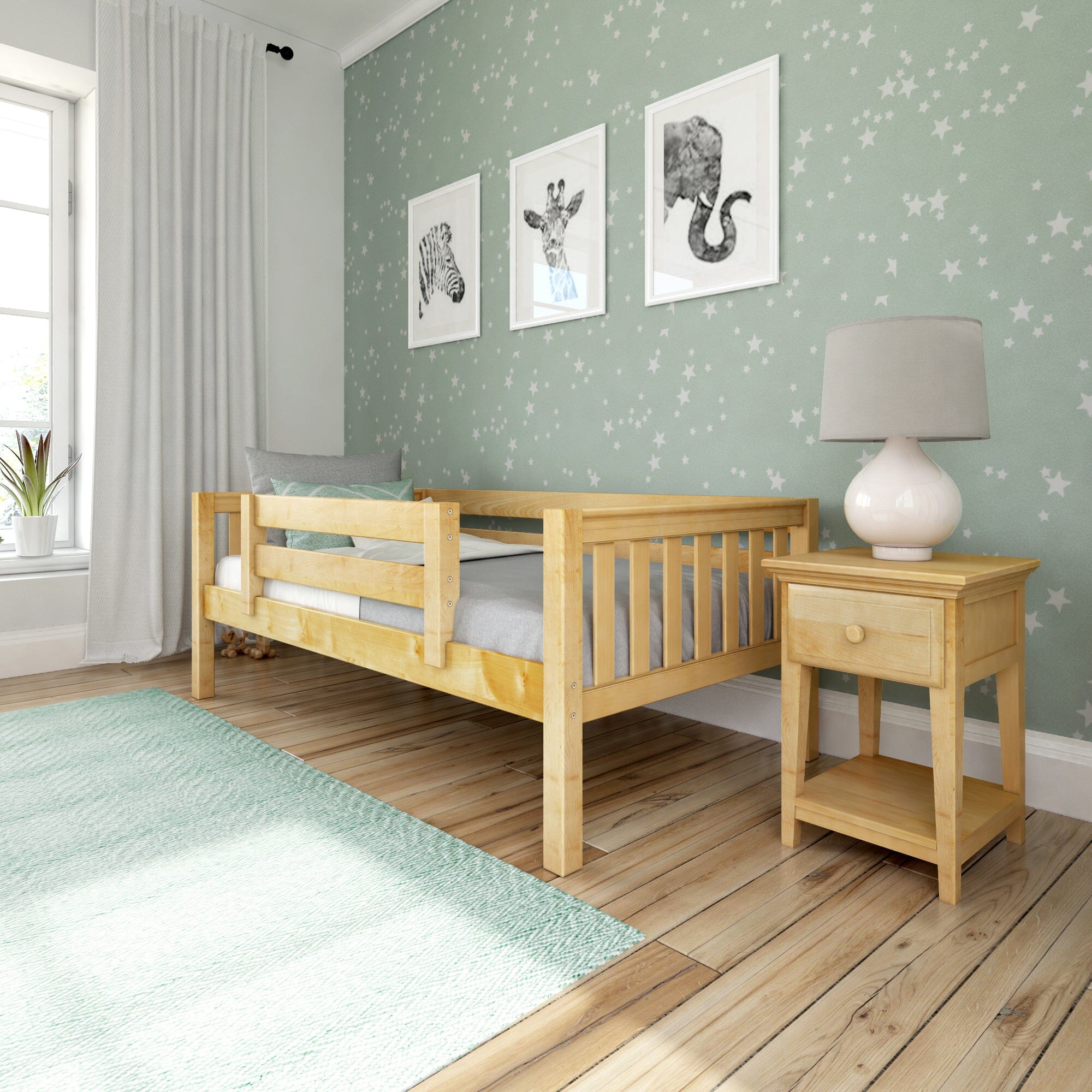 Children's twin bed with rails new arrivals