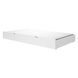 1206-002 : Furniture Trundle with Slats, White