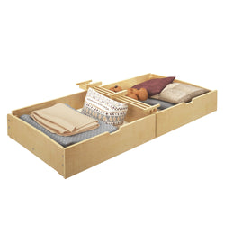 1625-001 : Underbed Storage Underbed Drawers, Natural