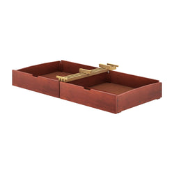 1625-003 : Furniture Underbed Drawers, Chestnut