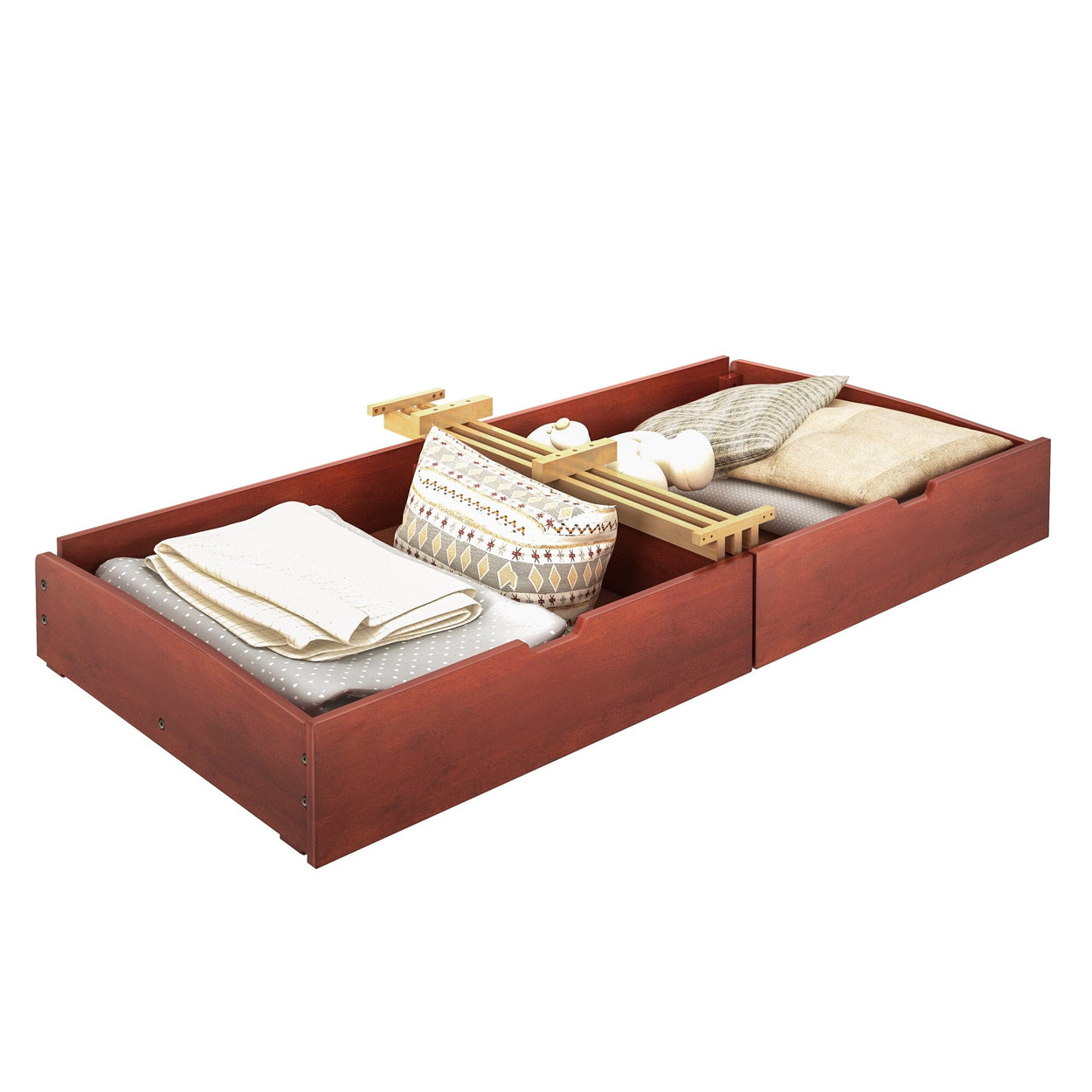 1625-003 : Furniture Underbed Drawers, Chestnut