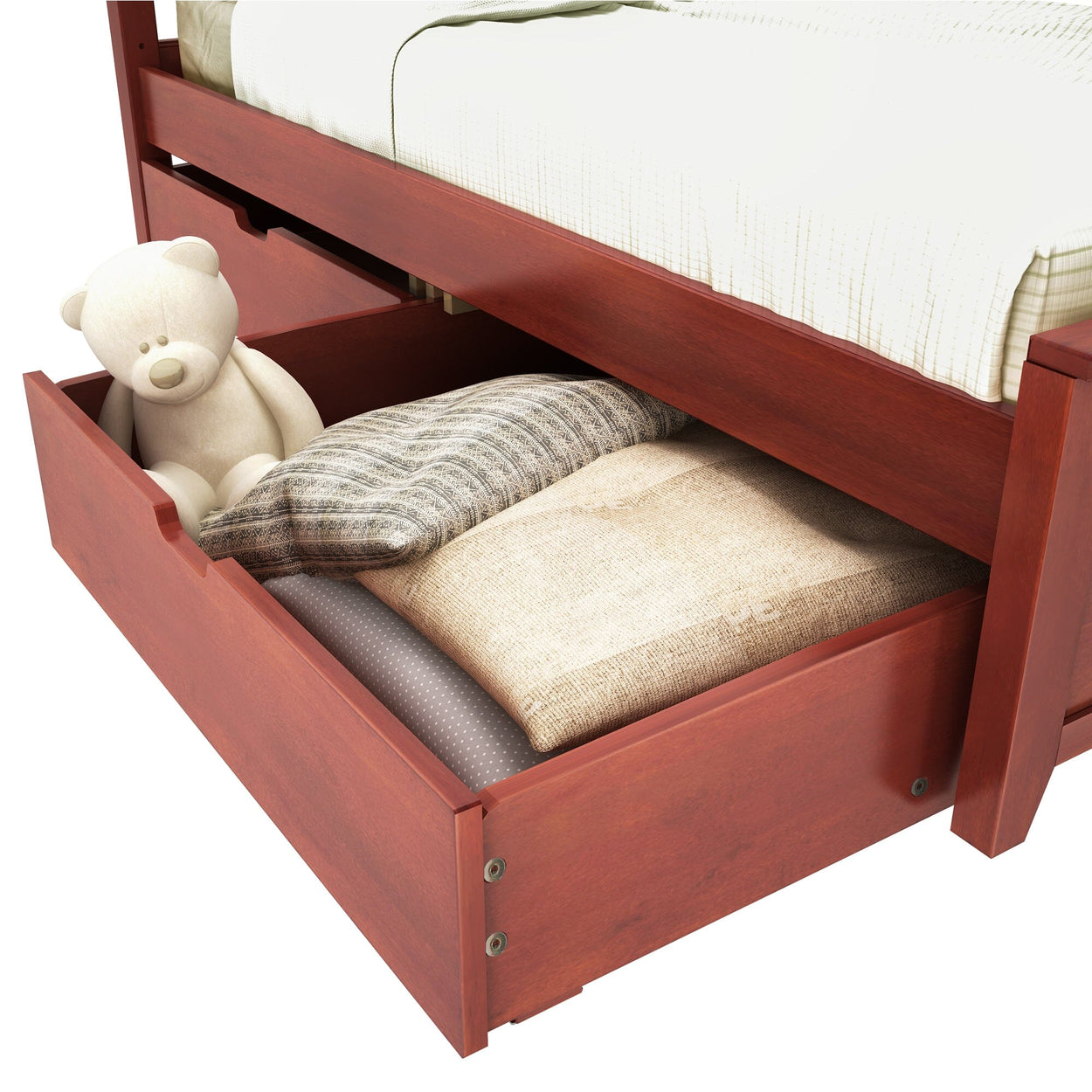 1625-003 : Furniture Underbed Drawers, Chestnut