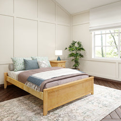 2075 N : Starter Bed Full Platform Bed, Natural