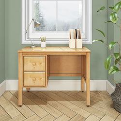 2445-001 : Desk Small 2 Drawer Desk, Natural