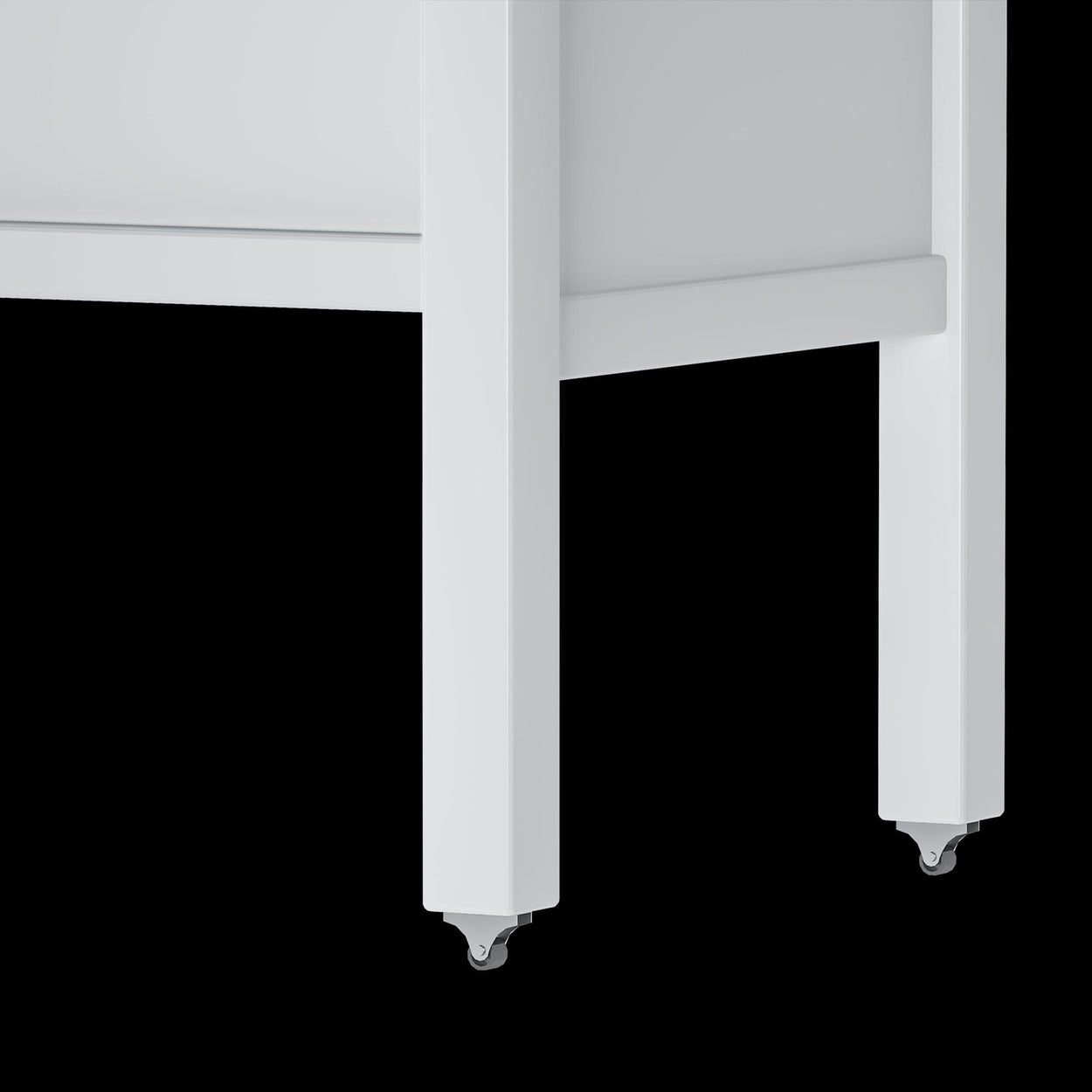 2453-002 : Desk Large Study Desk, White