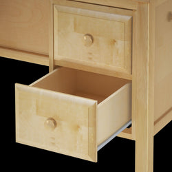 2454-001 : Desk Large 2 Drawer Desk, Natural