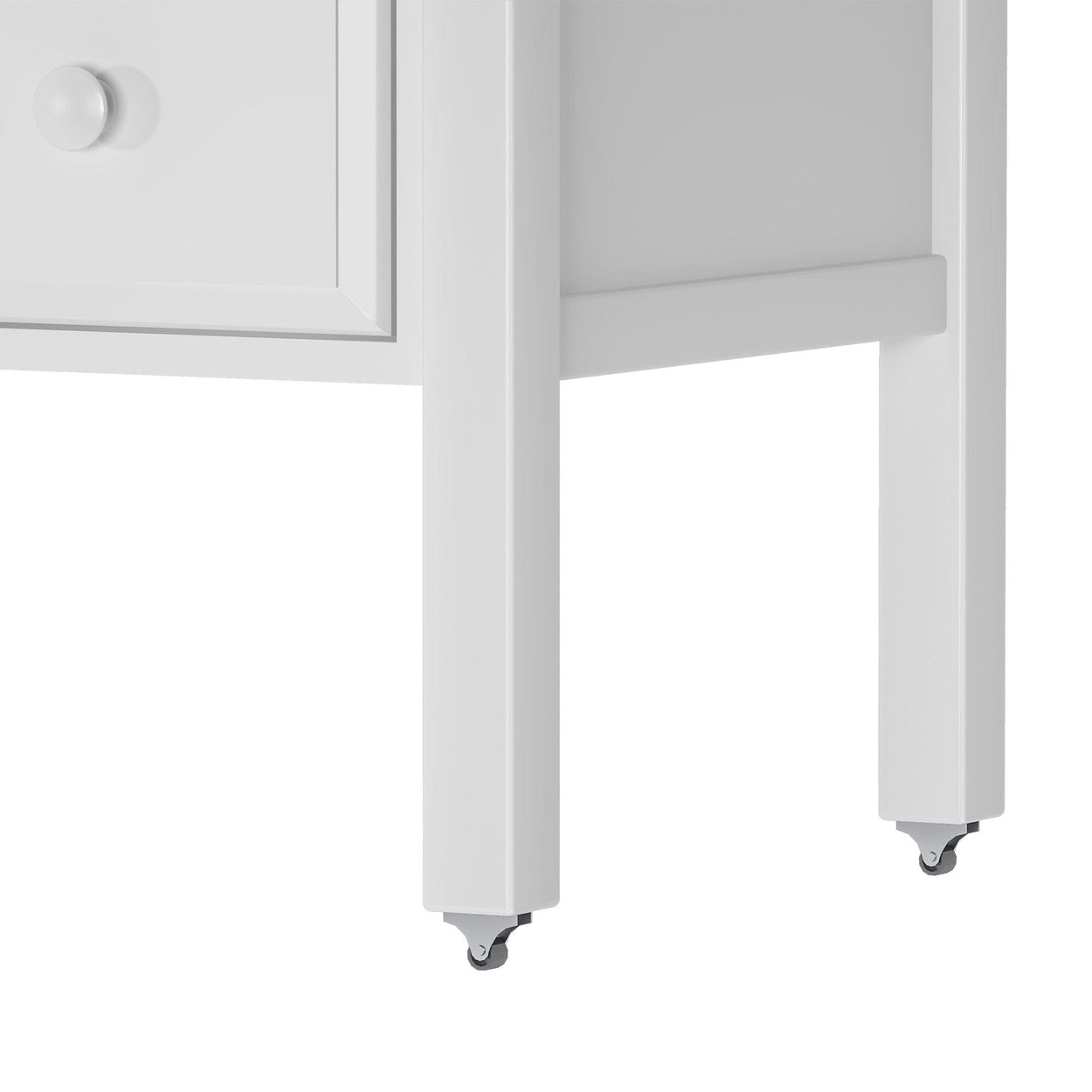 2454-002 : Desk Large 2 Drawer Desk, White