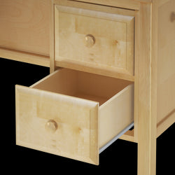 2455-001 : Desk 4 Drawer Student Desk, Natural