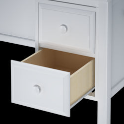 2455-002 : Desk 4 Drawer Student Desk, White