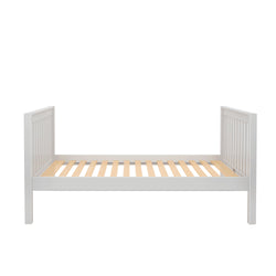 3060 XL WS : Kids Beds Queen Basic Bed - High, Slat, White