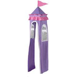 3520-027 : Accessories Fabric Tower, Purple + Light Blue