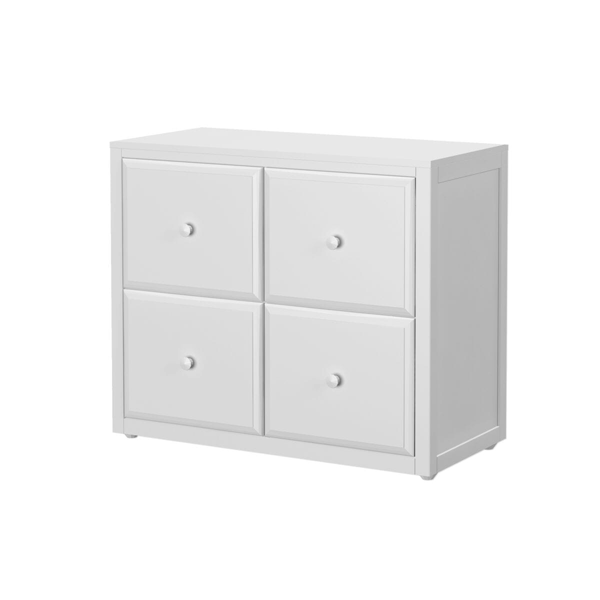 4440-002 : Dresser 4 Drawer Cube Unit, White