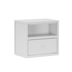 4520-002 : Furniture Maxtrix One Drawer Nightstand, White