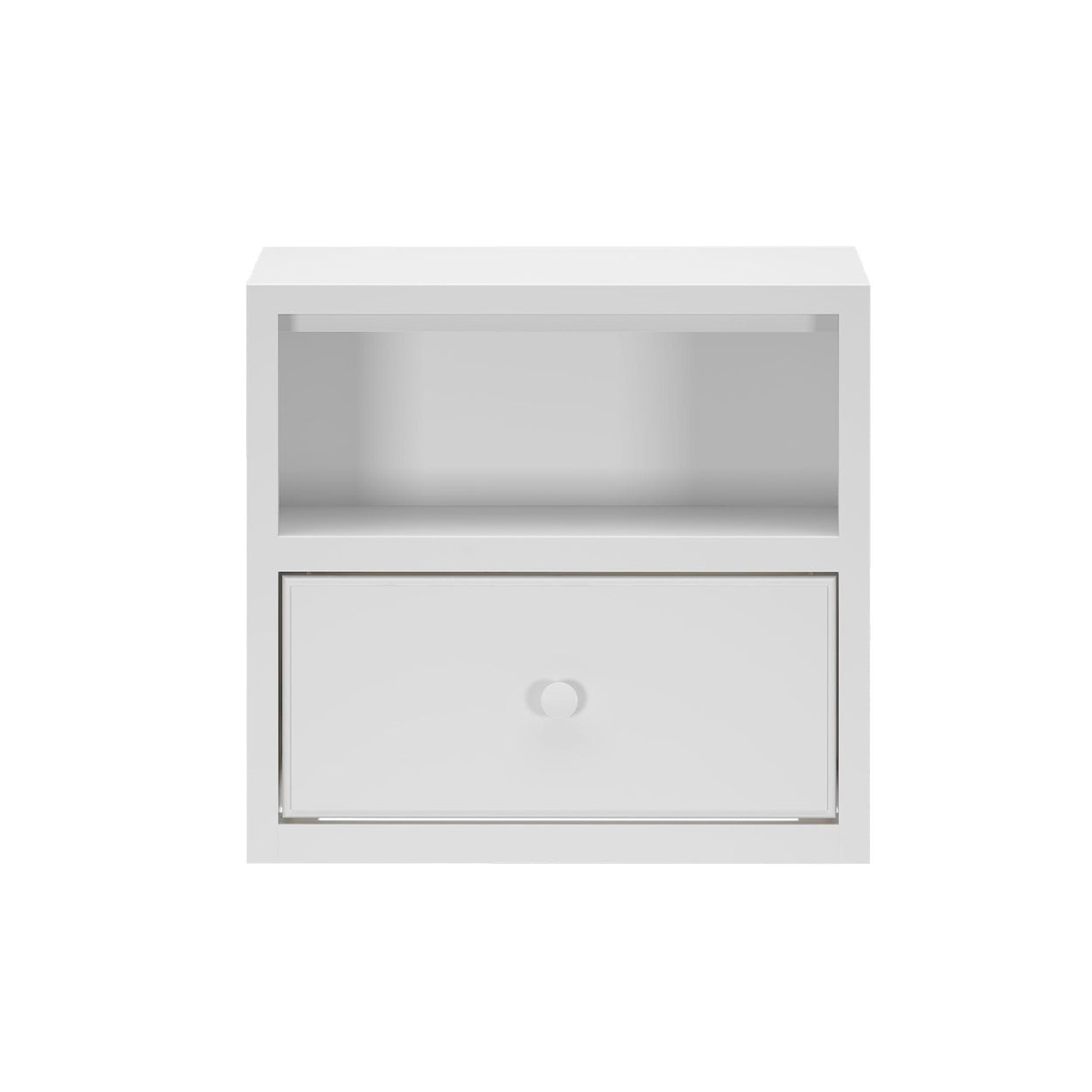 4520-002 : Furniture Maxtrix One Drawer Nightstand, White