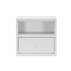 4520-002 : Furniture Maxtrix One Drawer Nightstand, White