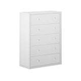 4550-002 : Furniture 5 Drawer Dresser, White