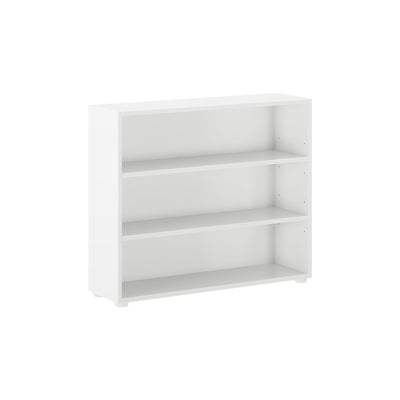 4630-002 : Bookcase Low Bookcase, White - 37.5"