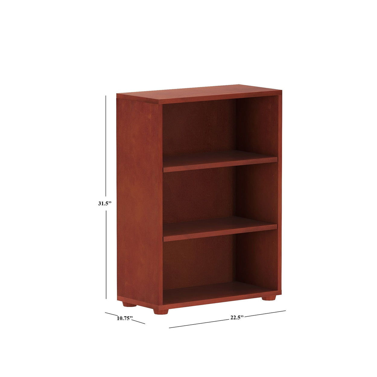 4635-003 : Bookcase Low Bookcase, Chestnut - 22.5"