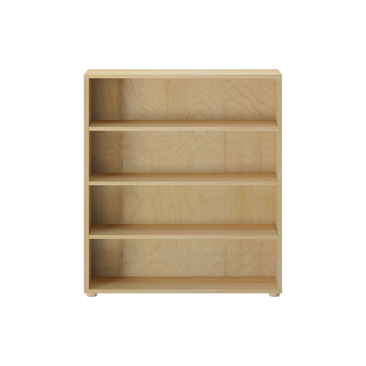 4640-001 : Bookcase Mid Bookcase, Natural- 37.5"