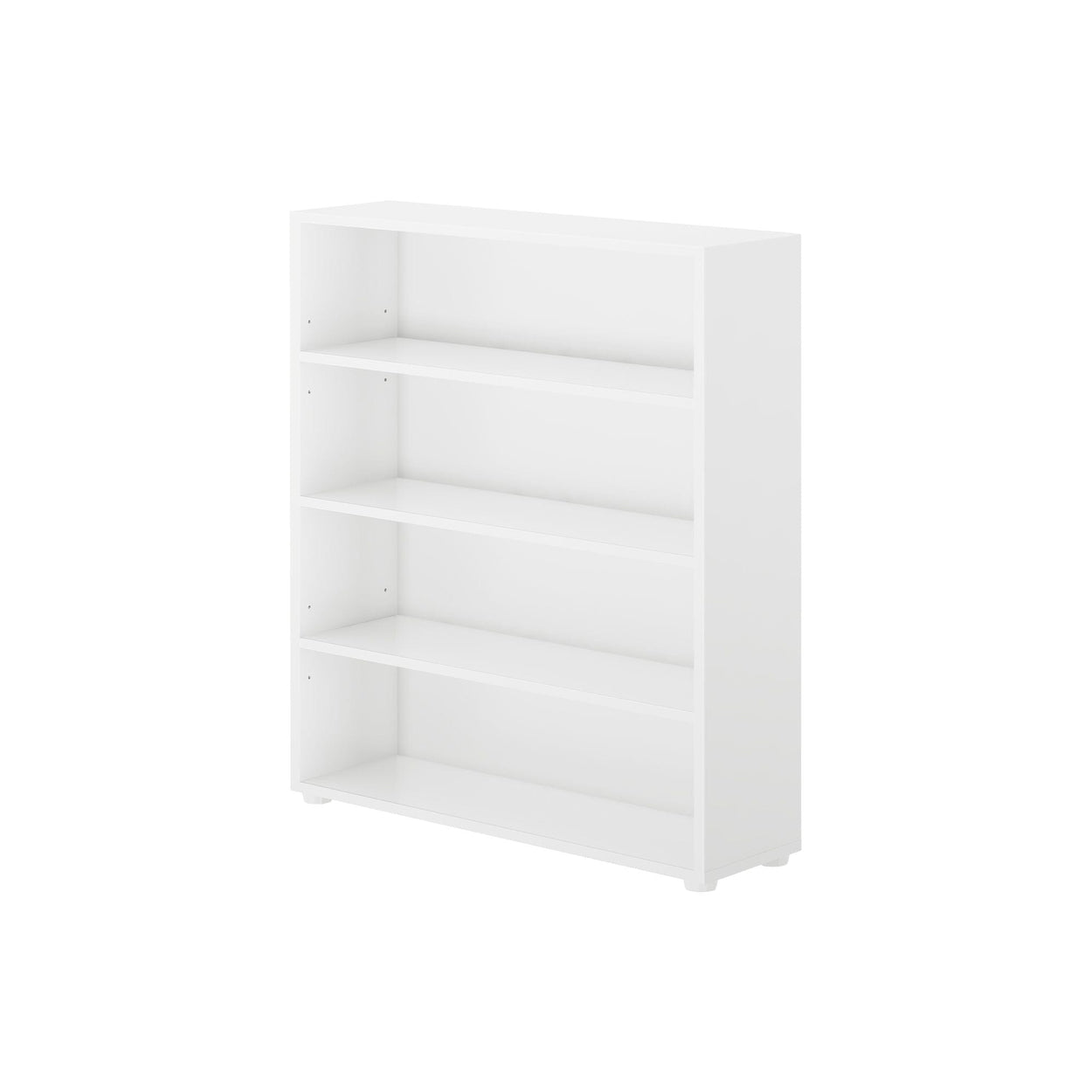 4640-002 : Bookcase Mid Bookcase, White- 37.5"