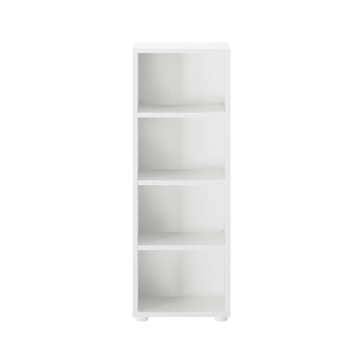 4643-002 : Bookcase Mid Bookcase, White- 15"