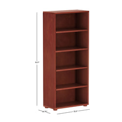 4655-003 : Bookcase High Bookcase, Chestnut- 22.5"