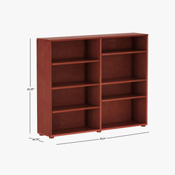 4680-003 : Bookcase Mid Bookcase, Chestnut - 52.5"