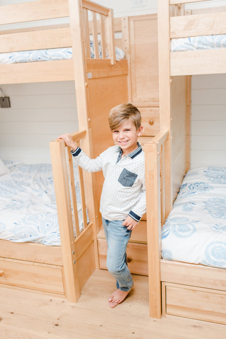 Loft Bed with Desk for Small Room & Study Environments – Maxtrix Kids