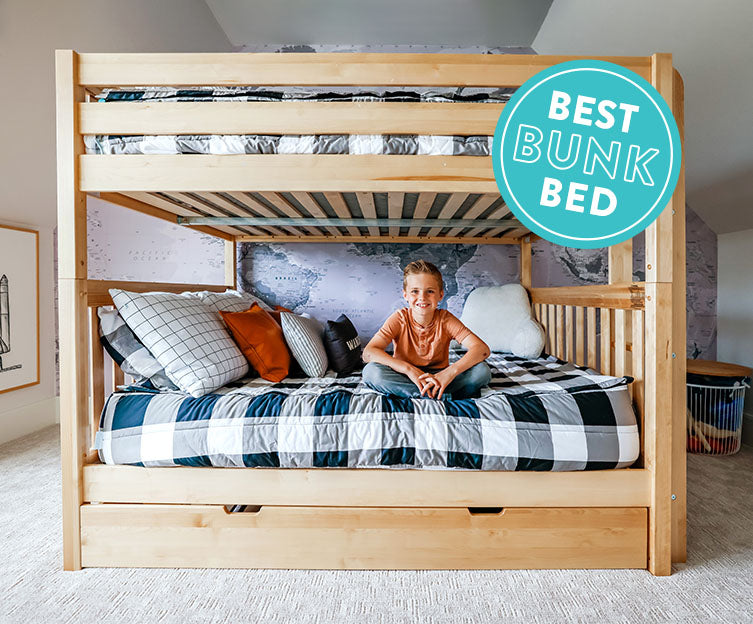 Loft bed hotsell crib combo