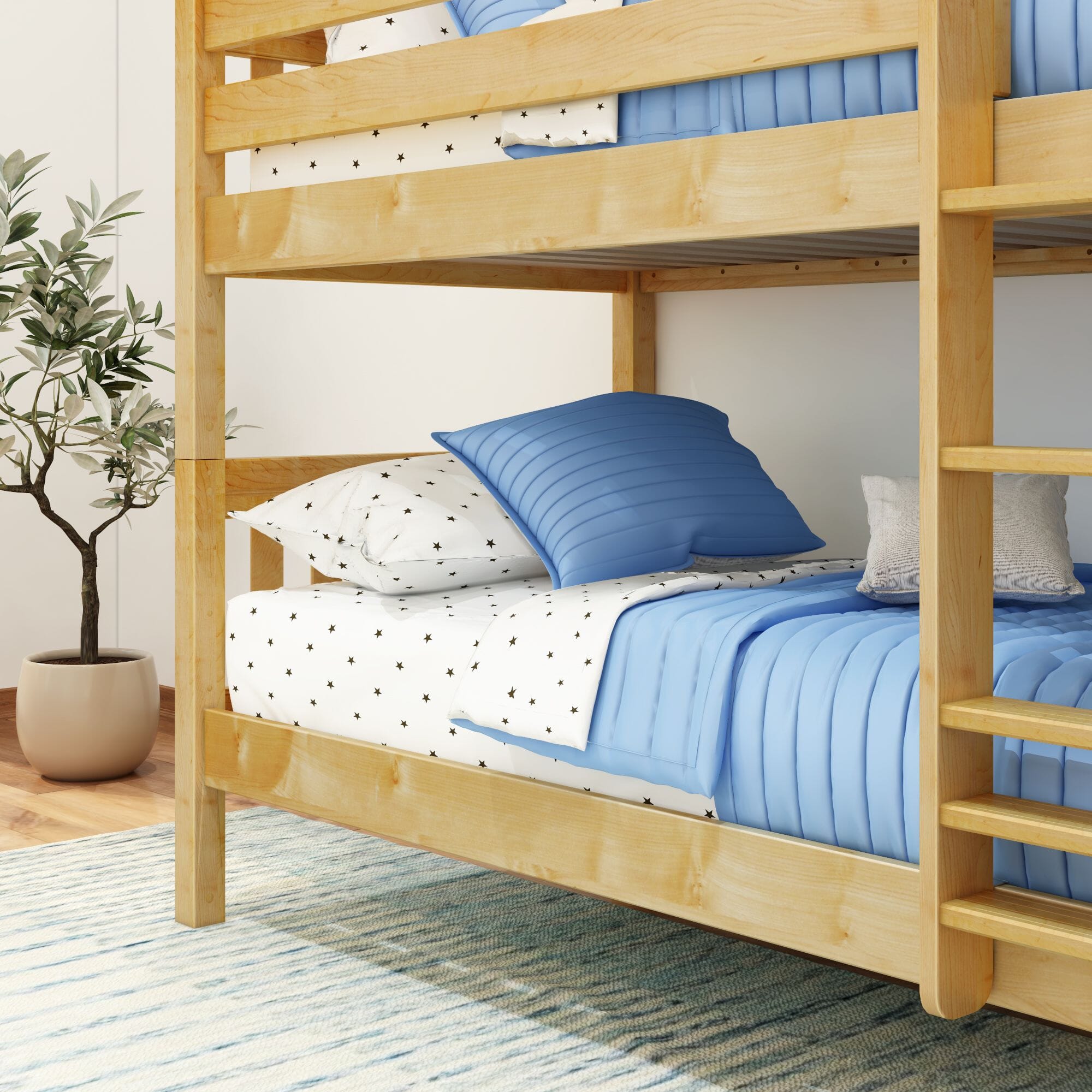 Low twin bunk beds best sale