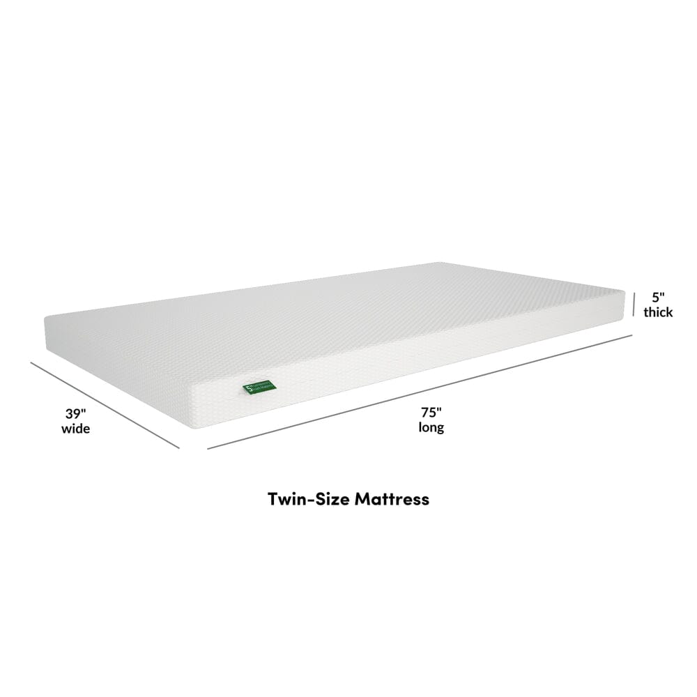 MX183231-000 : Mattresses Twin/Full 5" Memory Foam Mattress Bundle