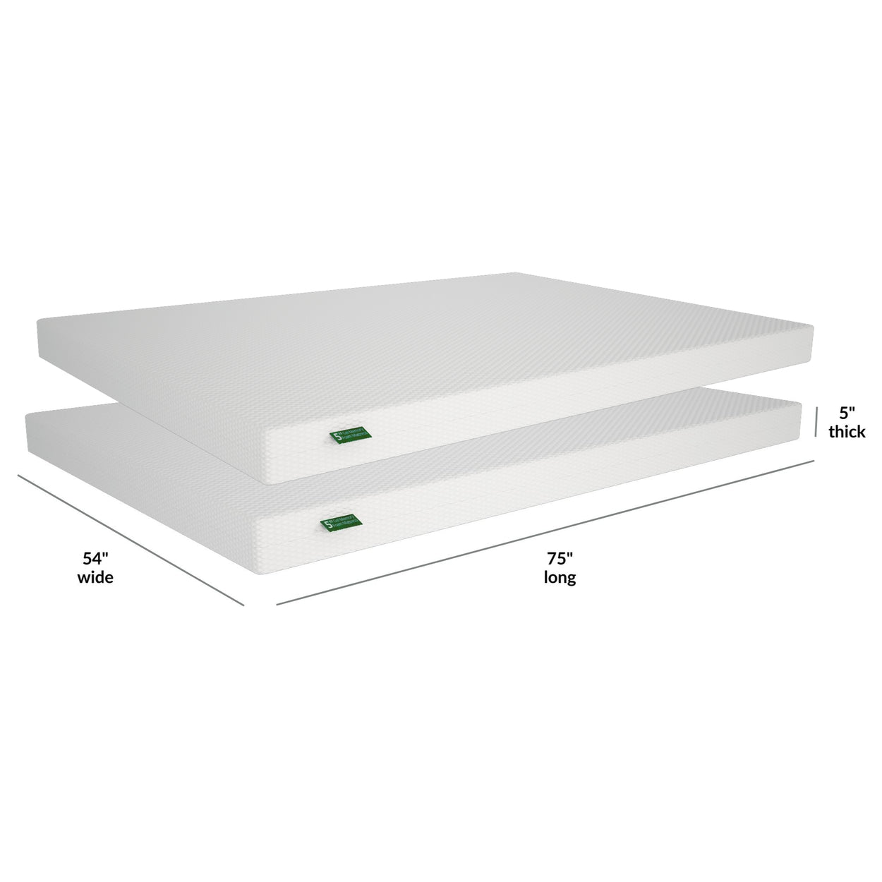 MX183255-000 : Mattresses 2 X 5" Full Memory Foam Mattress