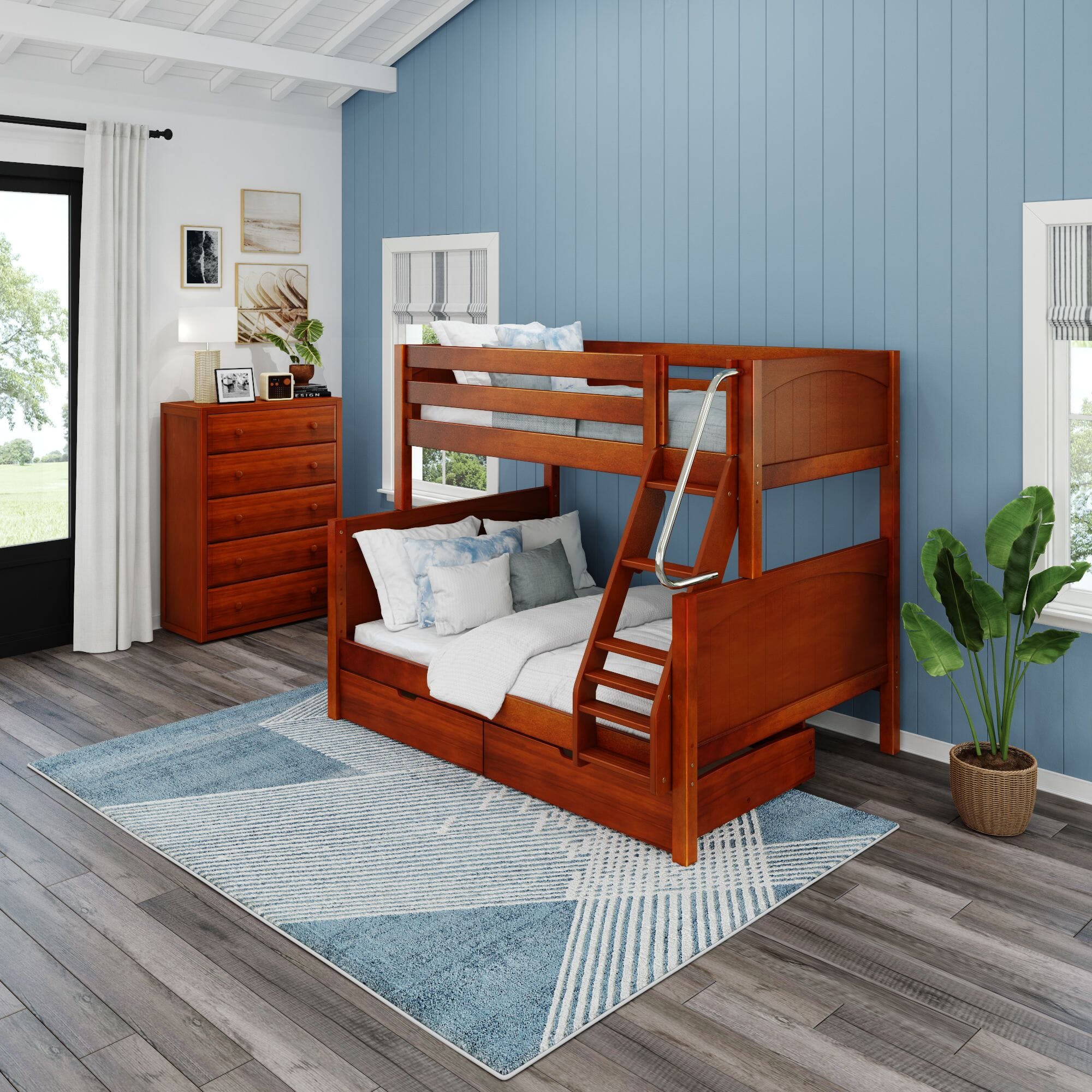 Cheap bunk beds with drawers hotsell