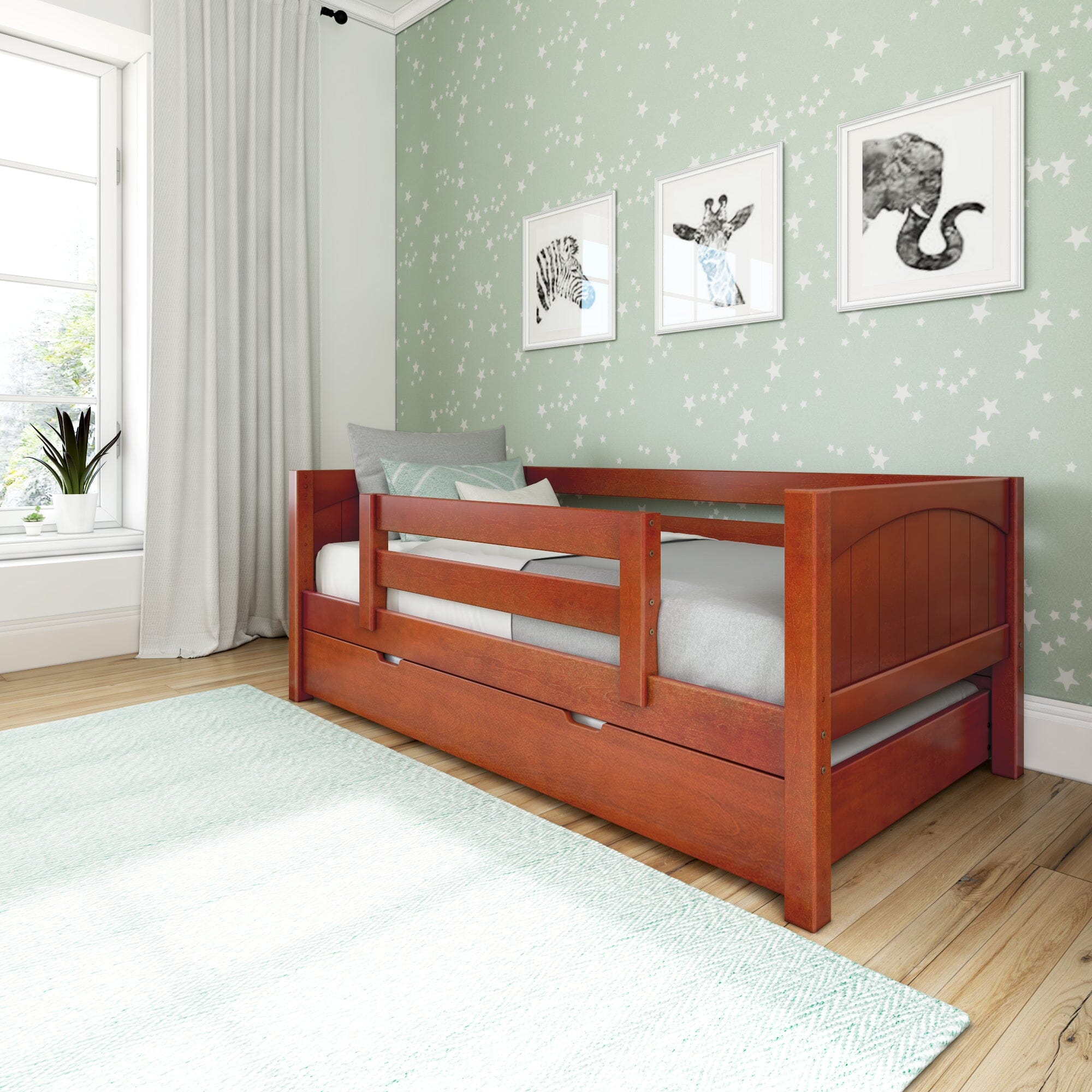 Kids twin trundle bed hotsell