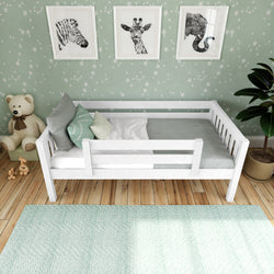 YEAH WS : Toddler Bed Twin Toddler Bed, Slat, White