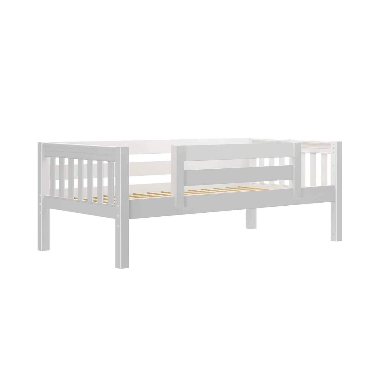 YEAH XL WS : Kids Beds Twin XL Toddler Bed, Slat, White