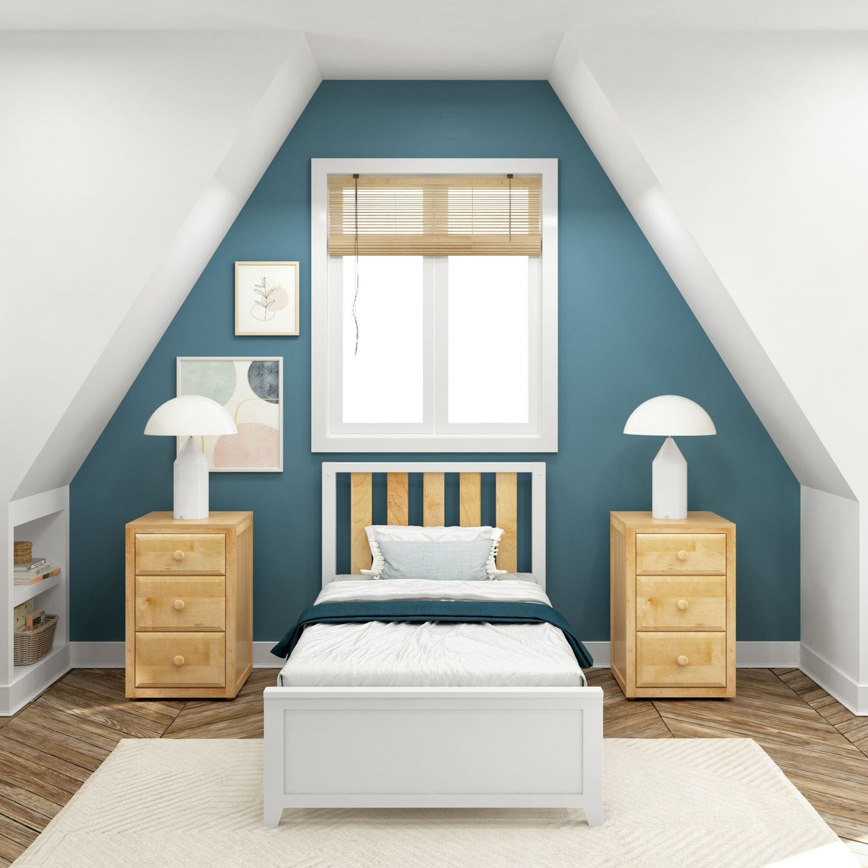 1160 MWS : Kids Beds Modern Twin Traditional Bed