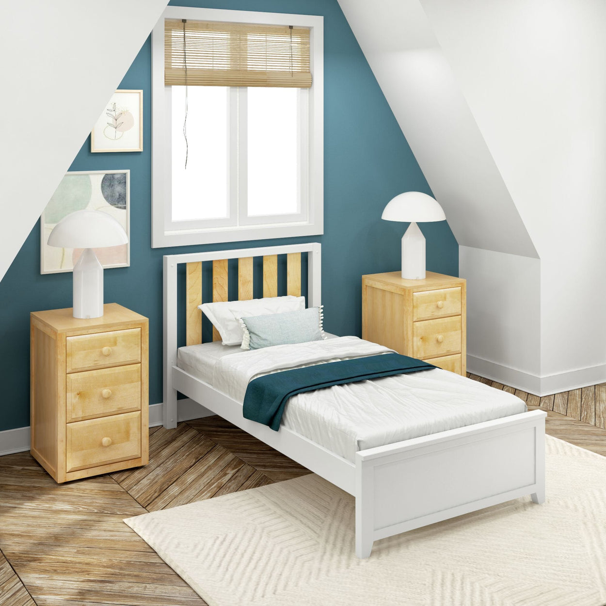 1160 MWS : Kids Beds Modern Twin Traditional Bed